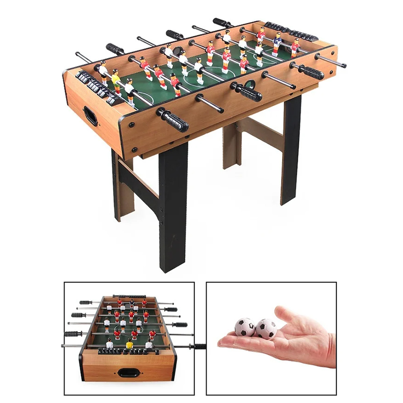 Meja Multi-Permainan 4-in-1 dengan Foosball, Hoki Udara, Tenis Meja, dan Biliar