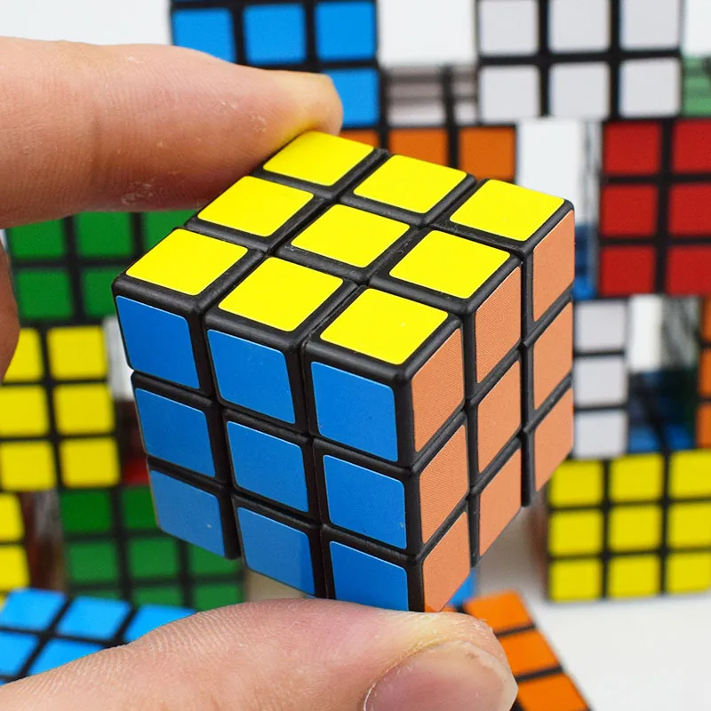Kubus Kecepatan Magnetik 3x3x3 Warna Cerah Kompetitif Pro