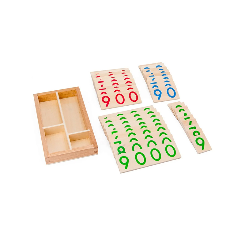 Set Kayu Modular Numerasi Montessori