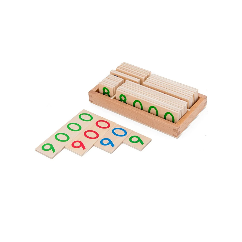 Set Kayu Modular Numerasi Montessori