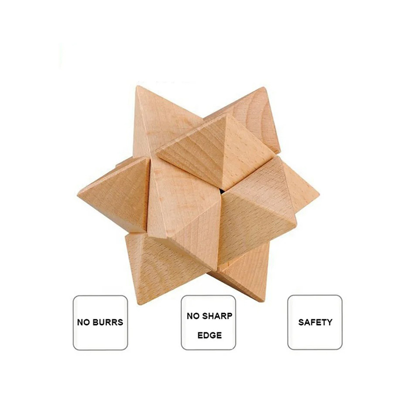 Kunci kongming kayu 12 buah