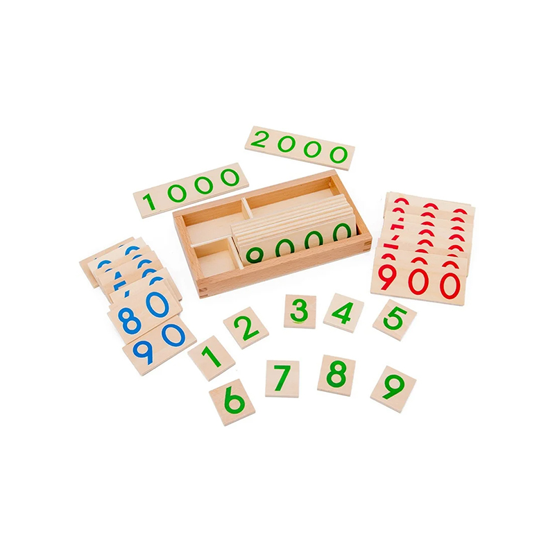 Set Kayu Modular Numerasi Montessori
