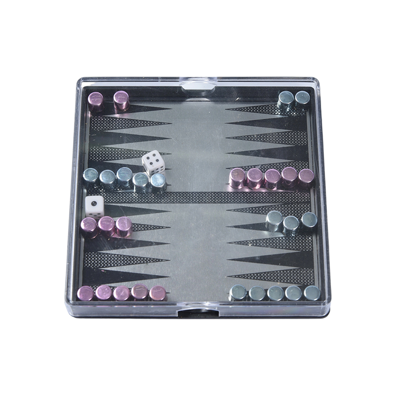 Set backgammon magnetik portabel