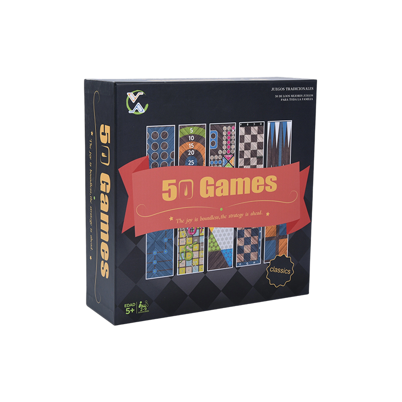 Set Permainan Papan Tradisional 50-in-1