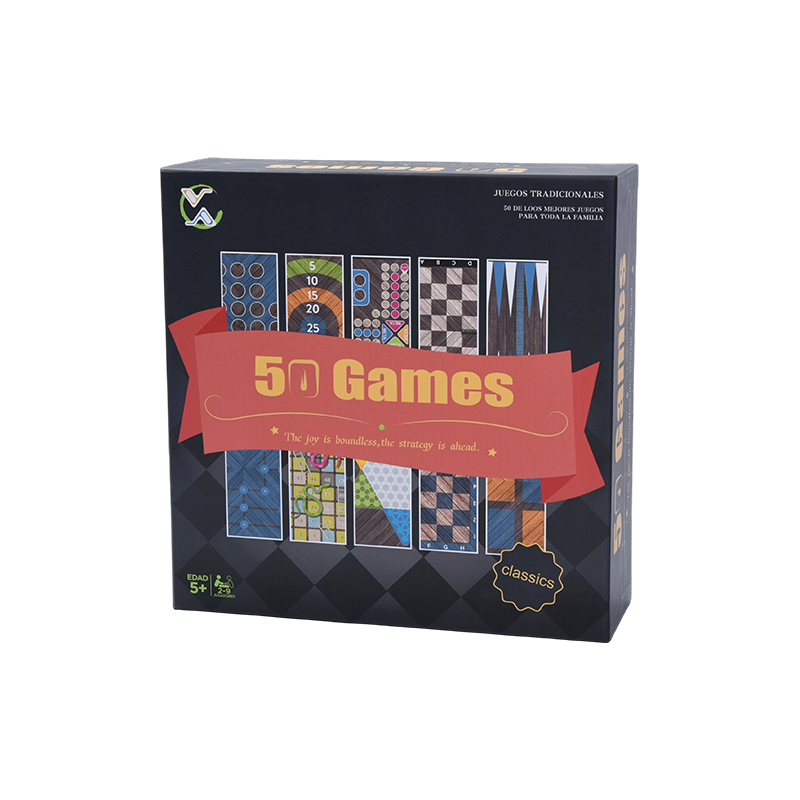 Set Permainan Papan Tradisional 50-in-1