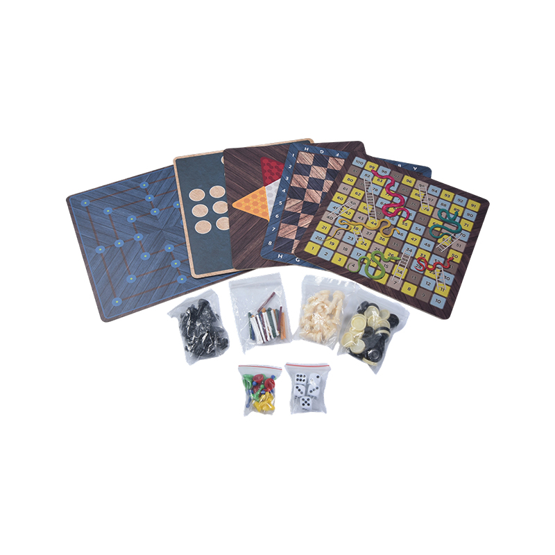 Set Permainan Papan Tradisional 50-in-1