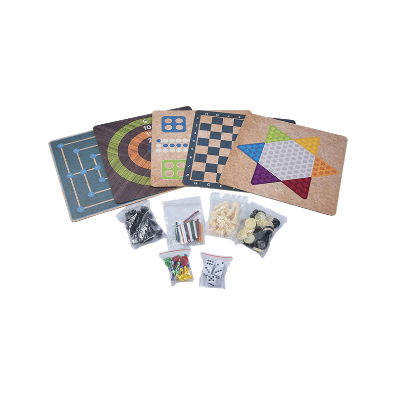 Set Permainan Papan Tradisional 50-in-1