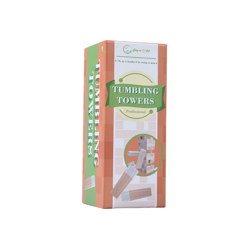 Set Menara Tumbling Kayu 48 Blok