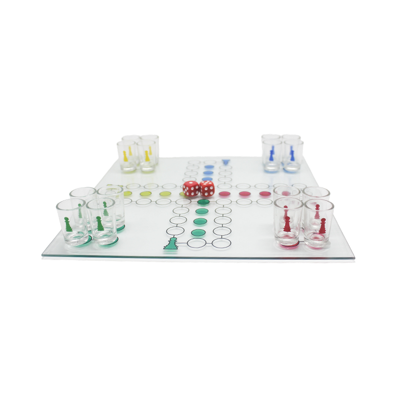 Set Permainan Minum Crystal Ludo
