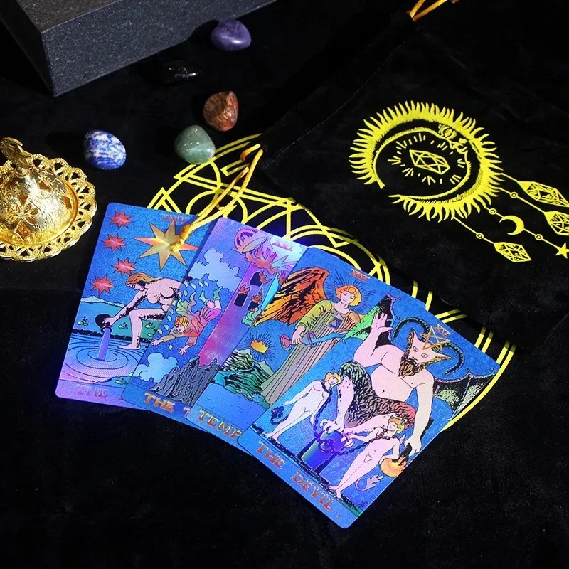 Edisi Koleksi Bertema Zodiak - Set Tarot & Kristal Harta Karun Mistik