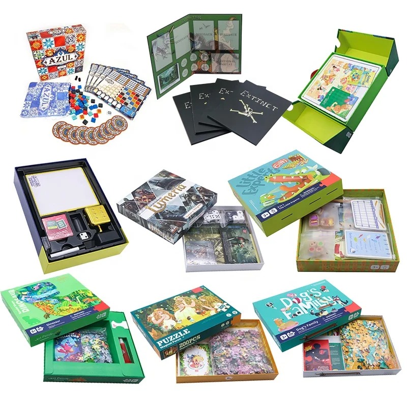 Koleksi Permainan Papan Kustom - Set Permainan Keluarga Multi-Tema