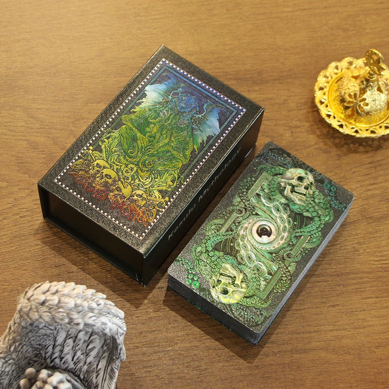 Edisi Hijau & Emas Mistik - Kartu Tarot Mitologi Kesulu