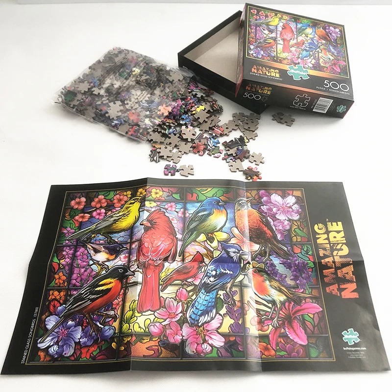 Set Puzzle Multi-Warna - Koleksi Aksesori Jigsaw Klasik