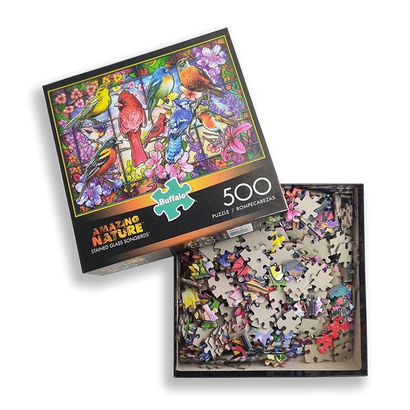Set Puzzle Multi-Warna - Koleksi Aksesori Jigsaw Klasik