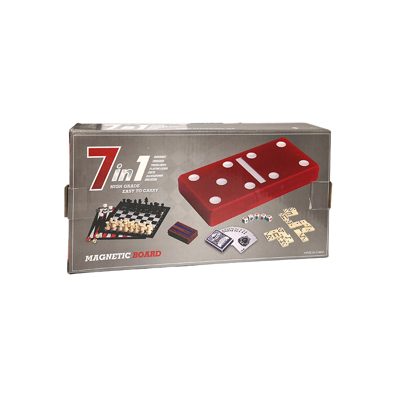 Edisi Polka-Dot Merah - Set Kombo Domino & Cribbage Klasik