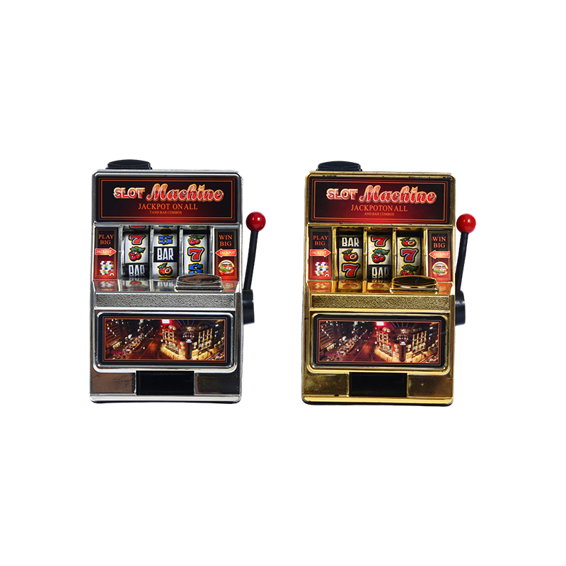 Mainan Mesin Slot Mini Klasik – Paket Ganda Perak & Emas