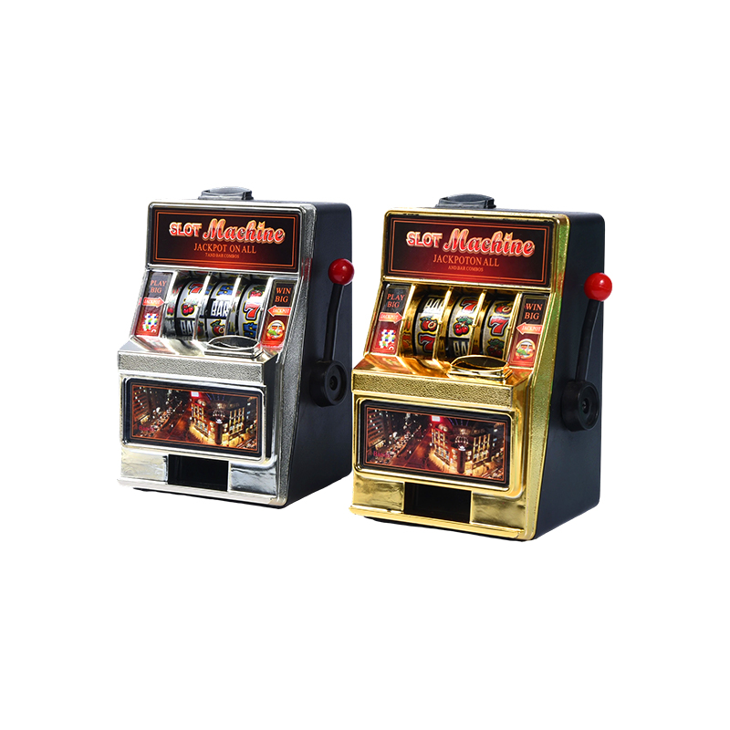 Mainan Mesin Slot Mini Klasik – Paket Ganda Perak & Emas