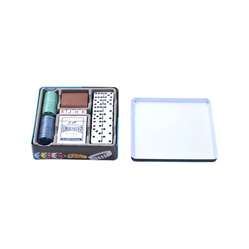 Set Permainan Kasino Timah Logam 5-in-1