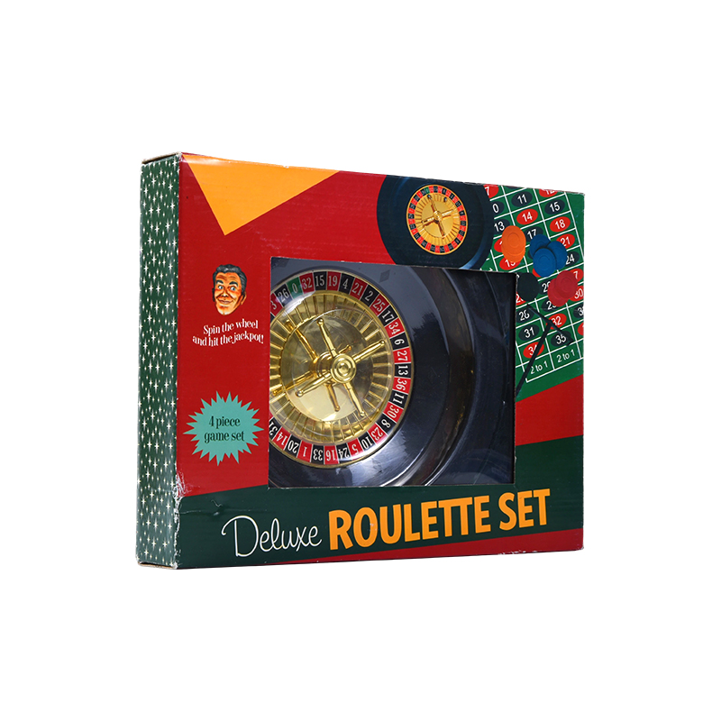 Deluxe Roulette Set – Set Game 4 Bagian dalam Kemasan Cerah