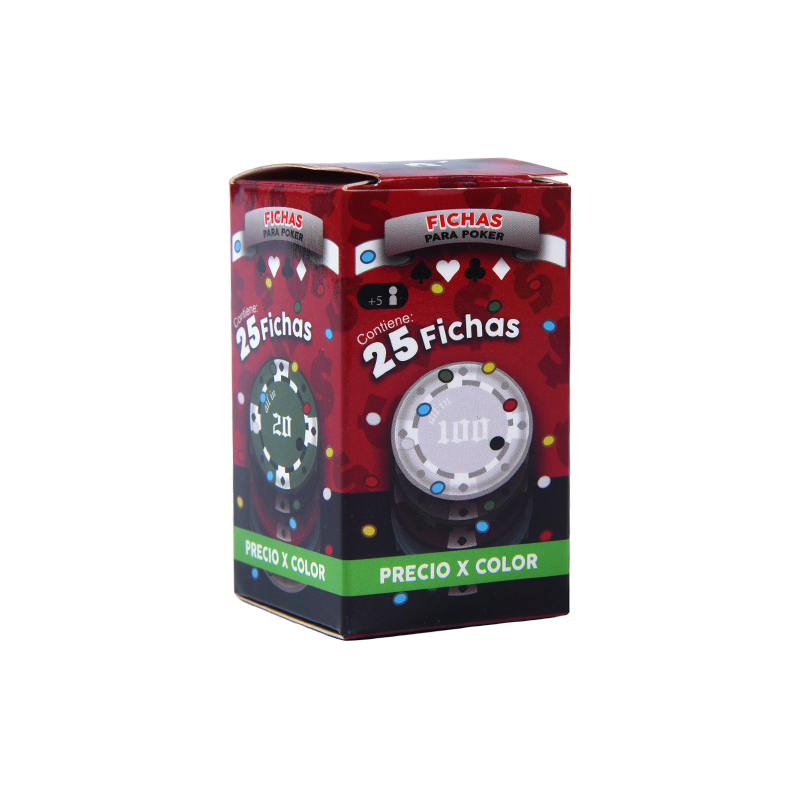 Set Keripik Poker Warna – 25 Buah Keripik Warna Aneka dalam Kotak Kemasan