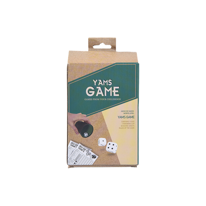 Edisi Throw Cup Portabel - Kit Permainan Dadu YAMS Vintage