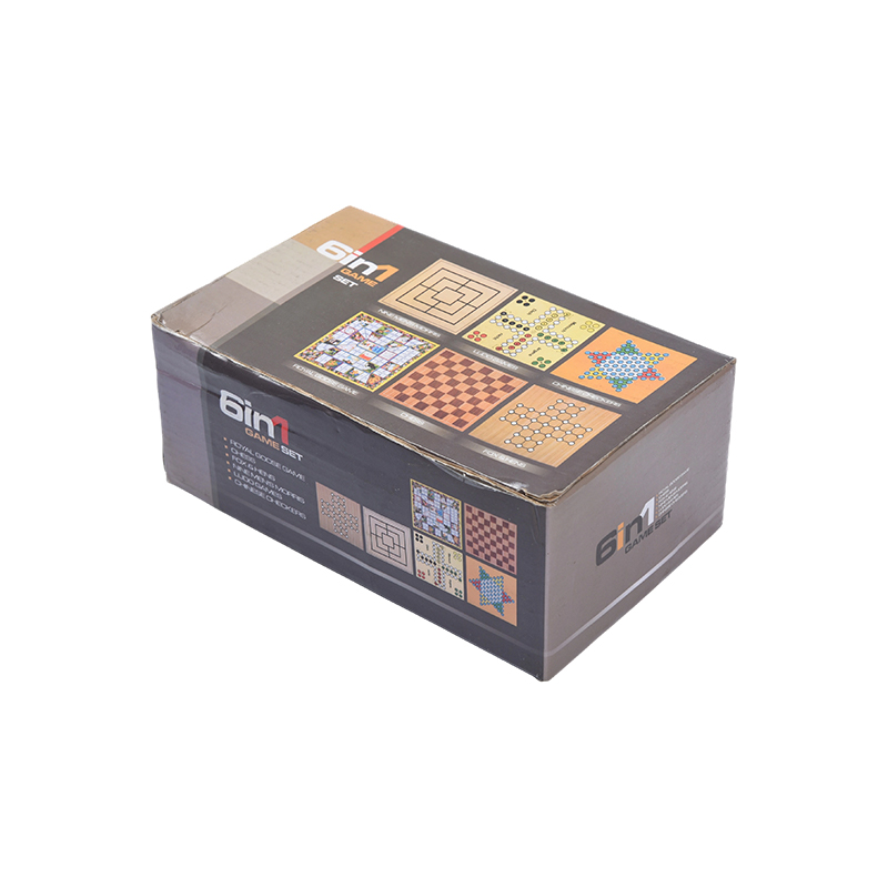 Set Permainan Papan Magnetik 6-in-1 Casing Portabel