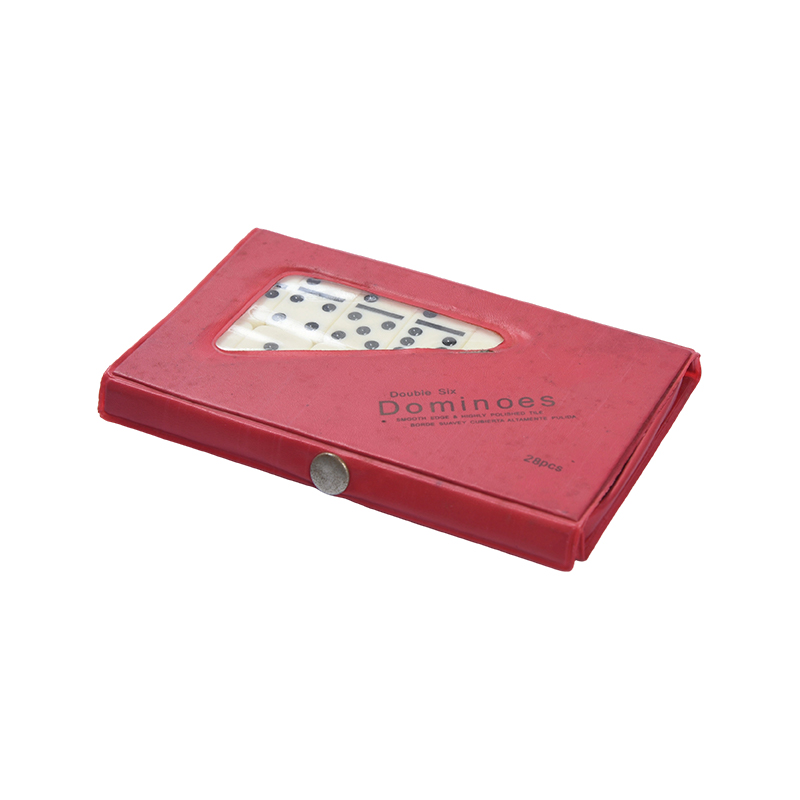 Classic Tile Game On-the-Go - Set Domino Plastik Ringkas dengan Casing Portabel