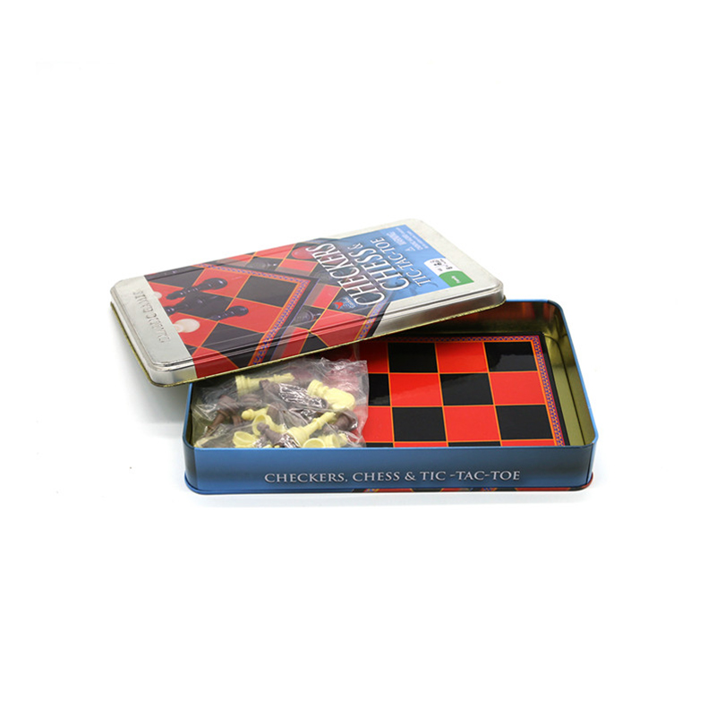 Set Catur, Catur & Timah Tic-Tac-Toe Klasik 2-in-1
