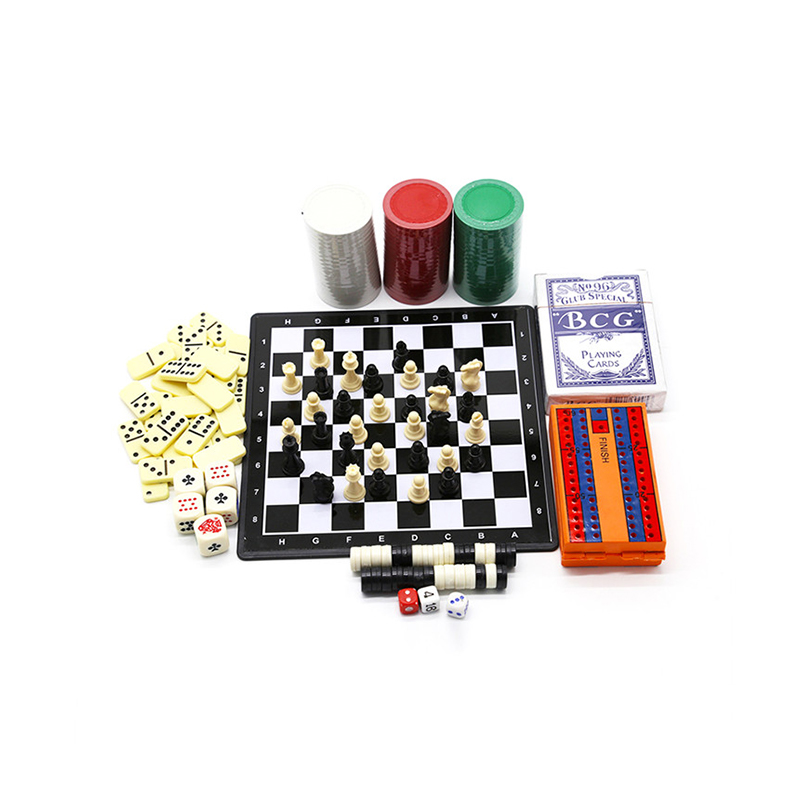 Set Multi-Game Klasik - Kombo Catur, Domino, Poker & Catur