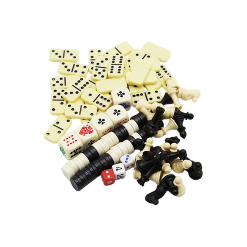Set Multi-Game Klasik - Kombo Catur, Domino, Poker & Catur