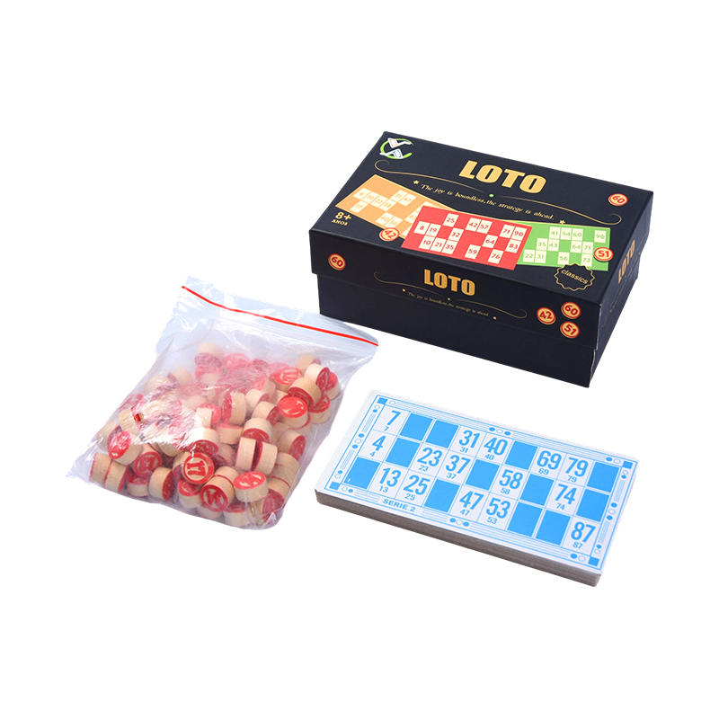 Set Game LOTO (Bingo-Style) – Lengkap dengan Token, Kartu, dan Kotak Penyimpanan