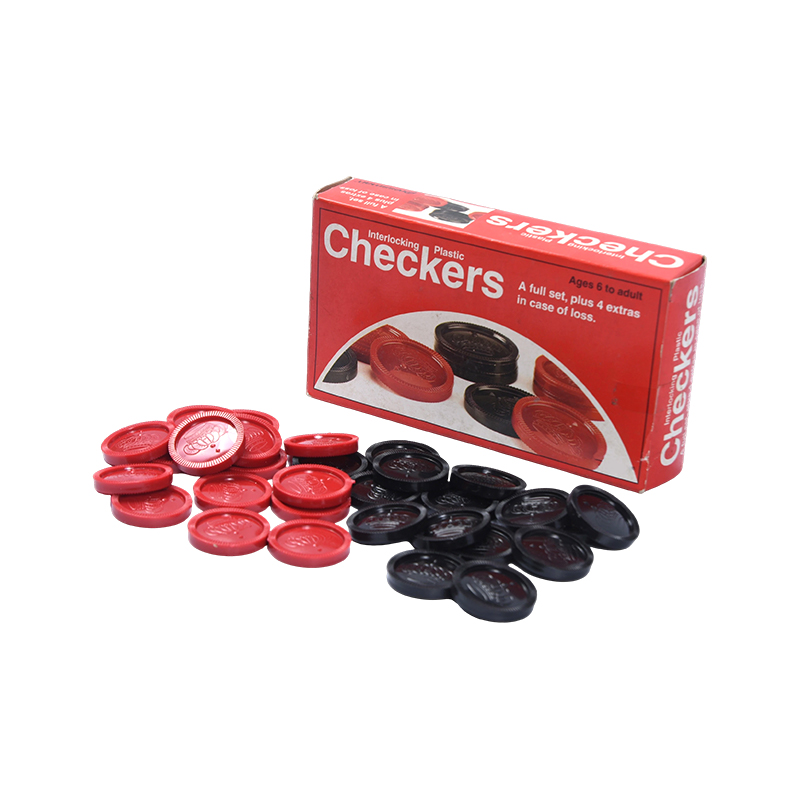 Set Catur Plastik Klasik Desain Saling Bertautan